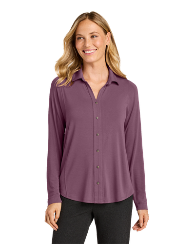LADIES Port Authority Luxe Knit Button Tunic - LK5602_1Clr image thumbnail