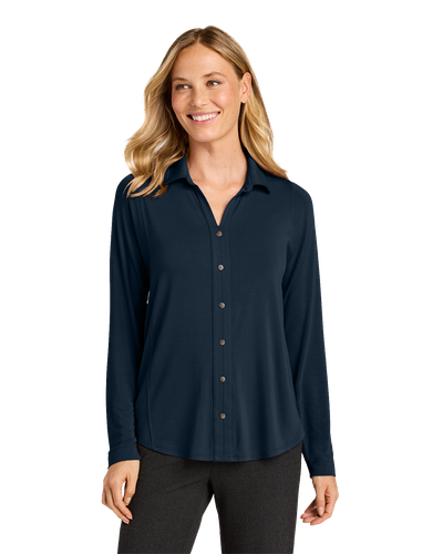 LADIES Port Authority Luxe Knit Button Tunic - LK5602_1Clr image thumbnail