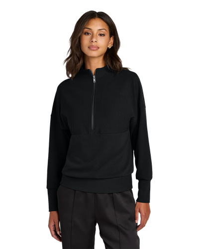 LADIES Mercer+Mettle Linear Texture 1/4 Zip - MM3041_1Clr image thumbnail