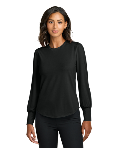 LADIES Mercer+Mettle Stretch Jersey Blouson Top - MM1019_1Clr image thumbnail