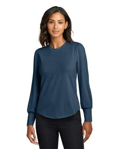 LADIES Mercer+Mettle Stretch Jersey Blouson Top - MM1019_1Clr image thumbnail