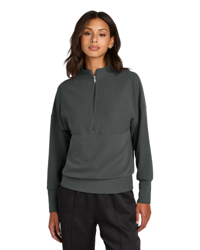 LADIES Mercer+Mettle Linear Texture 1/4 Zip - MM3041_1Clr image thumbnail