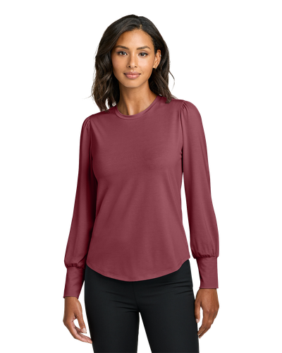 LADIES Mercer+Mettle Stretch Jersey Blouson Top - MM1019_1Clr image thumbnail