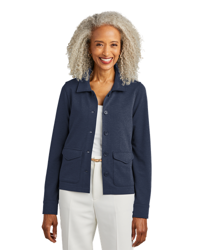 LADIES Brooks Brothers Mid-Layer Stretch Button Jacket - BB18205_1Clr image thumbnail