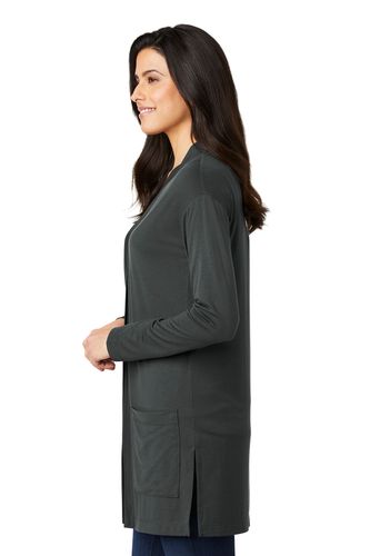 LADIES Port Authority Concept Long Pocket Cardigan - LK5434_1Clr image thumbnail LADIES Port Authority Concept Long Pocket Cardigan - LK5434_1Clr image thumbnail