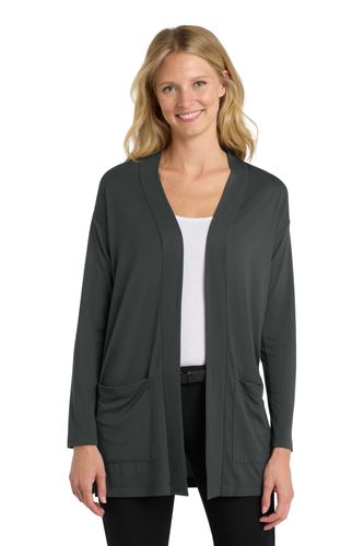 LADIES Port Authority Concept Long Pocket Cardigan - LK5434_1Clr image thumbnail LADIES Port Authority Concept Long Pocket Cardigan - LK5434_1Clr image thumbnail