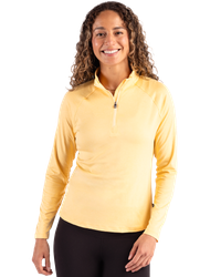 Image of LADIES Cutter & Buck Coastline Eco Epic Comfort Recycled 1/4 Zip - LCK00210_1Clr