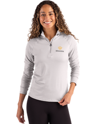 Image of LADIES Cutter & Buck Coastline Eco Epic Comfort Recycled 1/4 Zip - LCK00210_2Clr