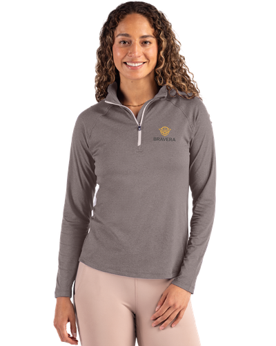 LADIES Cutter & Buck Coastline Eco Epic Comfort Recycled 1/4 Zip - LCK00210_2Clr image thumbnail