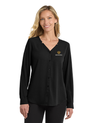 Image of LADIES Port Authority Button-Front Blouse - LW700_2Clr