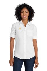 Image of LADIES Port Authority SuperPro Oxford Shirt - L659_2Clr