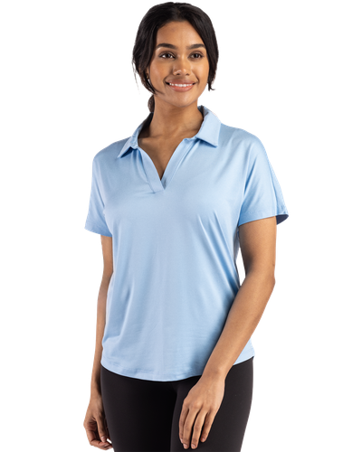 LADIES Cutter & Buck Coastline Eco Epic Comfort Recycled Dolman Polo - LCK00193_1Clr image thumbnail