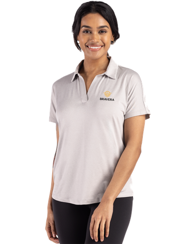 LADIES Cutter & Buck Coastline Eco Epic Comfort Recycled Dolman Polo - LCK00193_2Clr image thumbnail