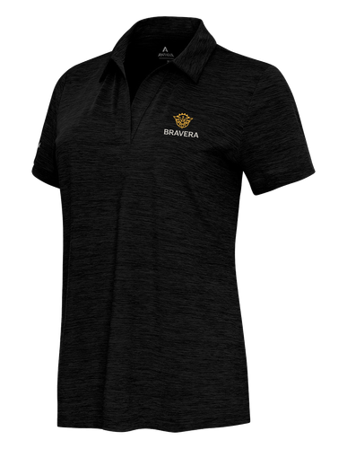 LADIES Antigua Layout V-Neck Polo - 105719_2Clr image thumbnail