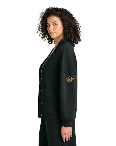 LADIES Ogio Transcend Cardigan - LOG862_Gold image thumbnail