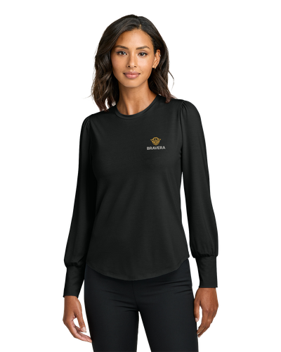 LADIES Mercer+Mettle Stretch Jersey Blouson Top - MM1019_2Clr image thumbnail
