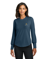 Image of LADIES Mercer+Mettle Stretch Jersey Blouson Top - MM1019_2Clr