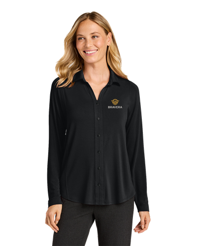 LADIES Port Authority Luxe Knit Button Tunic - LK5602_2Clr image thumbnail
