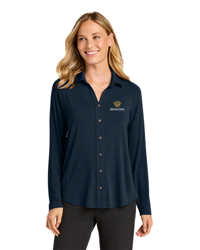 LADIES Port Authority Luxe Knit Button Tunic - LK5602_2Clr image thumbnail