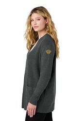 Image of LADIES Port Authority Easy Care Open Front Cardigan Sweater - LSW2890_Gold