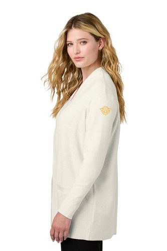 LADIES Port Authority Easy Care Open Front Cardigan Sweater - LSW2890_Gold image thumbnail
