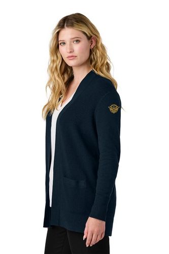 LADIES Port Authority Easy Care Open Front Cardigan Sweater - LSW2890_Gold image thumbnail