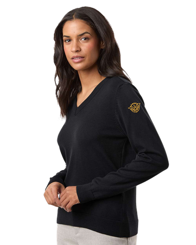 LADIES Devon & Jones New Classics V-Neck Sweater - DG445W_Gold image thumbnail LADIES Devon & Jones New Classics V-Neck Sweater - DG445W_Gold image thumbnail