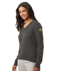 Image of LADIES Devon & Jones New Classics V-Neck Sweater - DG445W_Gold