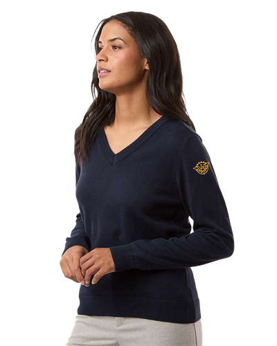 LADIES Devon & Jones New Classics V-Neck Sweater - DG445W_Gold image thumbnail LADIES Devon & Jones New Classics V-Neck Sweater - DG445W_Gold image thumbnail