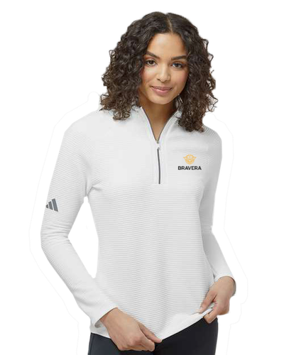 LADIES Adidas Spacer 1/4 Zip - A589_2Clr image thumbnail