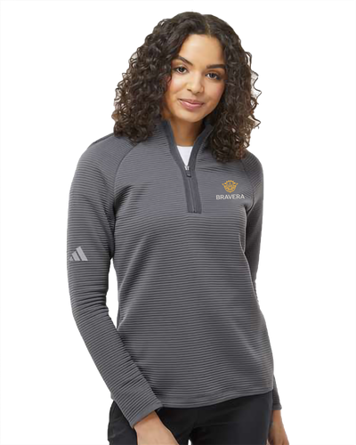LADIES Adidas Spacer 1/4 Zip - A589_2Clr image thumbnail