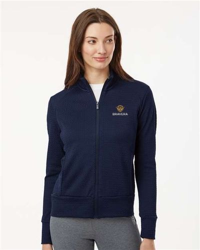 LADIES Adidas Ultimate365 Textured Full Zip - A1007_2Clr image thumbnail
