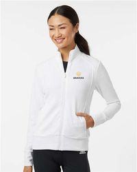 Image of LADIES Adidas Ultimate365 Textured Full Zip - A1007_2Clr