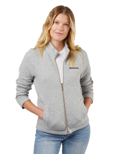 LADIES Landway Seneca Quilted Full Zip Sweater - CF-67_2Clr image thumbnail
