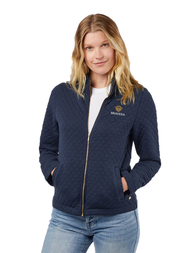 LADIES Landway Seneca Quilted Full Zip Sweater - CF-67_2Clr image thumbnail