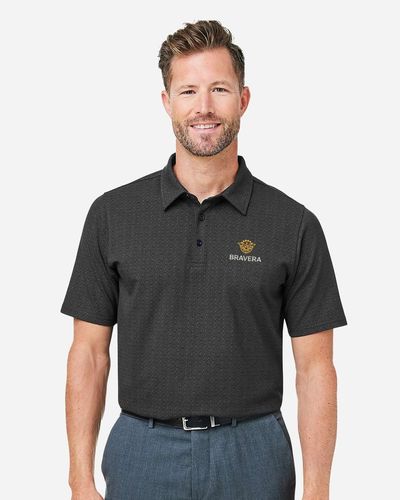 MEN'S Devon & Jones Crownlux Performance Geo Polo - DG101_2Clr image thumbnail