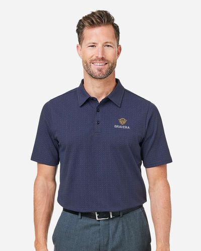 MEN'S Devon & Jones Crownlux Performance Geo Polo - DG101_2Clr image thumbnail