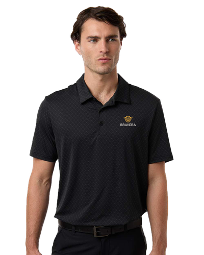 MEN'S Adidas 4-Way Stretch Printed Polo - A716_2Clr image thumbnail MEN'S Adidas 4-Way Stretch Printed Polo - A716_2Clr image thumbnail