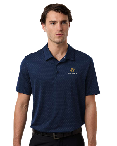 MEN'S Adidas 4-Way Stretch Printed Polo - A716_2Clr image thumbnail MEN'S Adidas 4-Way Stretch Printed Polo - A716_2Clr image thumbnail