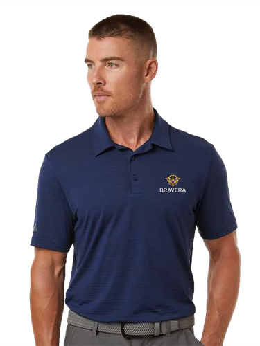 MEN'S Adidas Textured Stripe Polo - A704_2Clr image thumbnail