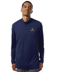 Image of MEN'S Textured Stripe 1/4 Zip - A708_2Clr