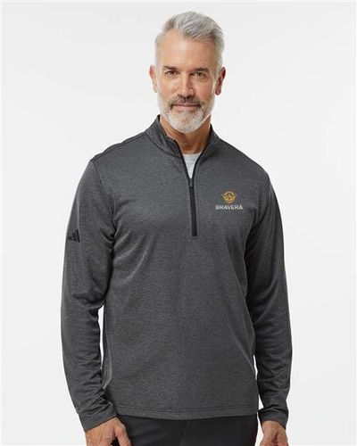 MEN'S Adidas Space Dyed 1/4 Zip - A593_2Clr image thumbnail MEN'S Adidas Space Dyed 1/4 Zip - A593_2Clr image thumbnail