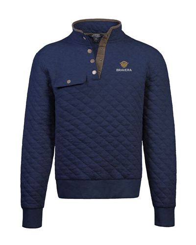 MEN'S Landway Riverton Quilted Snap Pullover - CF-63_2Clr image thumbnail