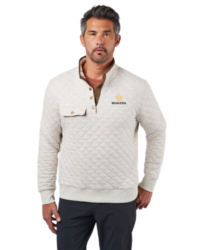 MEN'S Landway Riverton Quilted Snap Pullover - CF-63_2Clr image thumbnail