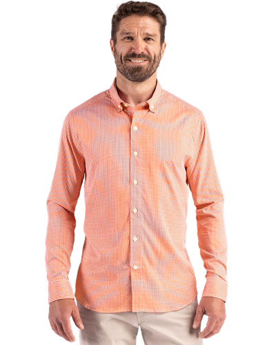 MEN'S Cutter & Buck Skyline Epic Confidence Recycled Gingham Dress Shirt - MCW00236_1Clr image thumbnail