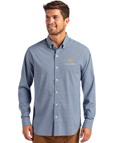 MEN'S Cutter & Buck Skyline Epic Confidence Recycled Gingham Dress Shirt - MCW00236_2Clr image thumbnail