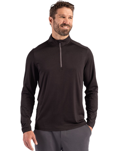 MEN'S Cutter & Buck Coastline Eco Epic Comfort Recycled 1/4 Zip - MCK01347_1Clr image thumbnail