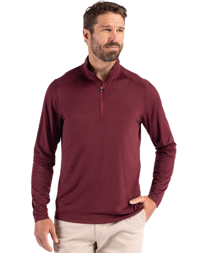 MEN'S Cutter & Buck Coastline Eco Epic Comfort Recycled 1/4 Zip - MCK01347_1Clr image thumbnail