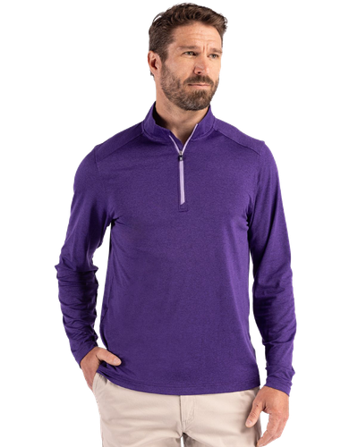 MEN'S Cutter & Buck Coastline Eco Epic Comfort Recycled 1/4 Zip - MCK01347_1Clr image thumbnail