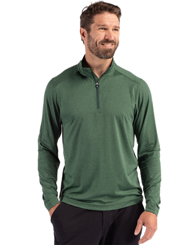 MEN'S Cutter & Buck Coastline Eco Epic Comfort Recycled 1/4 Zip - MCK01347_1Clr image thumbnail